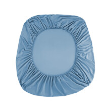 Drap-housse Queen antidérapant en polyester bleu ciel