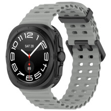 Sport Silicone Watch Strap for Samsung Watch Ultra 47mm Grey