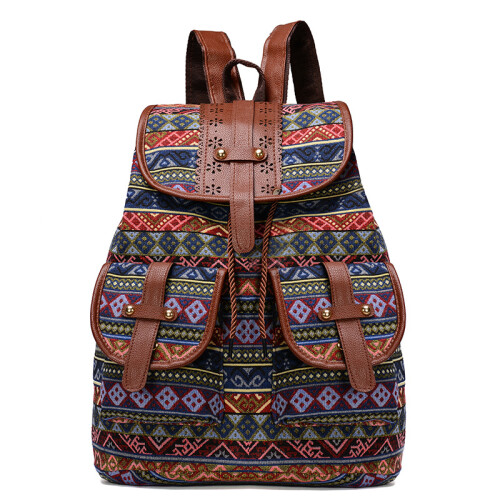 Rucksack im Bohème-Stil Multicolor1