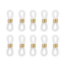 Schnallen für Brillenketten, 10er-Pack Gold