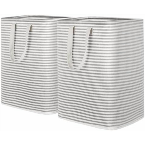 2er-Pack faltbarer Wäschekorb 80L