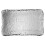 Plat de service rectangulaire en verre 23 x 14 cm 1