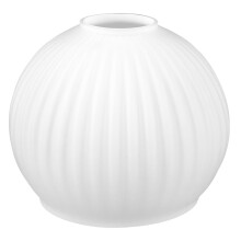 Abat-jour suspendu en verre blanc 15 x 15 x 12,7 cm