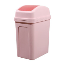 5,5-gallon plastic prullenbak met scharnierend deksel
