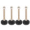 4-Pack Adjustable Nylon Furniture Levelers 1