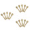 300Pcs Premium Wooden for Cake Use 5