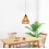 Boho rattan pendant lamp outdoor weatherproof lantern 4