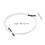 White Plastic Metal Phono Ground Wire for Turntable and Amplifier 2