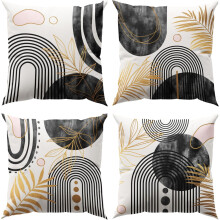 Housses de coussin bohèmes en mélange de coton, 40 x 40 cm, lot de 4