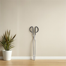 Stainless Steel Bathroom Wipe Helper Wand Black for Mobility Aid