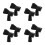 8Pcs Universal Mic Clips Durable Plastic Metal Microphone Holder Clamp 2