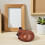Durable Resin Cat Ashes Box Small Pet Memorial Urn Light Brown 9