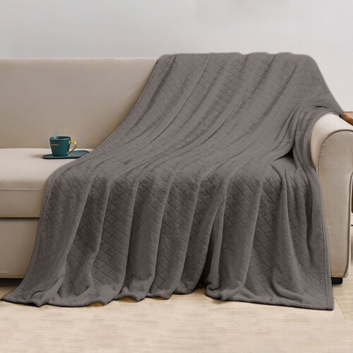 Supermykt flanellfleece-teppe