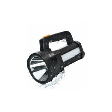 Lanterna LED multifuncional super brilhante, recarregável e com alto lúmen, ideal para atividades ao ar livre e emergências. Fácil de transportar.