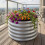 Costway 60 cm Round Raised Garden Bed Planter Box With Open-Ended Base 1