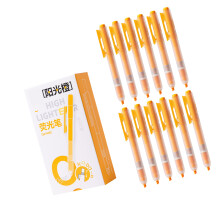12Pcs Fluorescent Pen Highlighters Markers Ergonomic Design-o