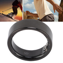 KR3 18mAh Smart Health Ring - Größe 9 Schwarz IP68