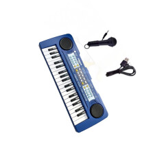 Electronic Piano Toy Early Education Keyboard Instrument-blue