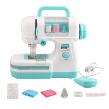 Kids Electric Pretend Play Sewing Machine Toy Realistic-Green