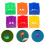 60Pcs Plastic Cue Chalk Boxes Pool Table Accessories Set 8