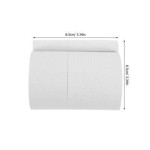 10Pcs White Foam Drapery Shaper Rollers Durable Curtain Rod Attachment 1