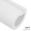 10Pcs White Foam Drapery Shaper Rollers Durable Curtain Rod Attachment 4
