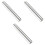 3Pcs Lightweight Silver Stainless Steel Rolling Pins for Baking Home 2