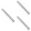 3Pcs Lightweight Silver Stainless Steel Rolling Pins for Baking Home 5