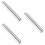 3Pcs Lightweight Silver Stainless Steel Rolling Pins for Baking Home 6