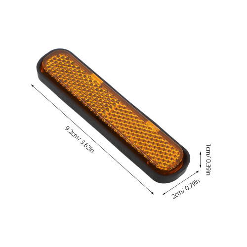 10Pcs Plastic Reflective Stickers for Motorcycle Bike 1