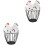 2Pcs Reliable Multi-Color Egg Basket Made with Metal and Ceramic 2