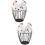 2Pcs Reliable Multi-Color Egg Basket Made with Metal and Ceramic 6