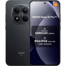 (12GB 512GB, Black) XIAOMI Redmi Note 15 Pro 5G, Smartphone 12GB 512 GB, 6580mAh Battery, 6.83" AMOLED Display, Black/Blue/Purple/Titanium