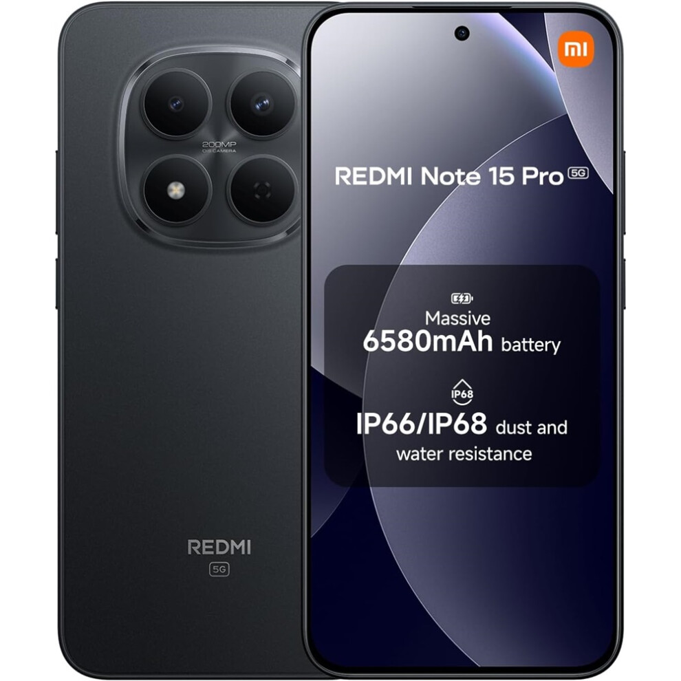 Xiaomi (12Gb 512Gb, ) Redmi Note 15 Pro 5G, Smartphone 12Gb 512 Gb, 6580Mah Battery, 6.83" Amoled Display, /Blue/Purple/Titanium Black