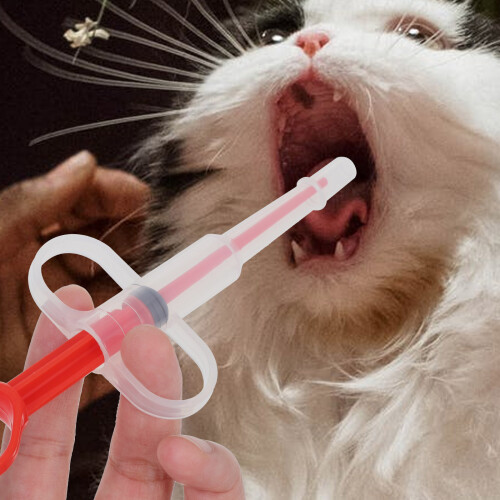 6Pcs Soft Tip Plastic Pet Pill Feeder Precise Dose Syringe for Pets 2