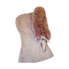 Balaclava Warm Hat Trapper Hat Stylish Cap Warm Hat-Camelcolor