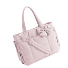 Winter Stretching bags bags Padded Insulated-pale pinkish gray