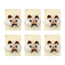 Set of 6pcs Plush Hair Clip for Side Hairs Cosy and Adorable-1