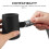 Black Men Dedicated Shower Head Large-Hole High Flow for Home Use 6