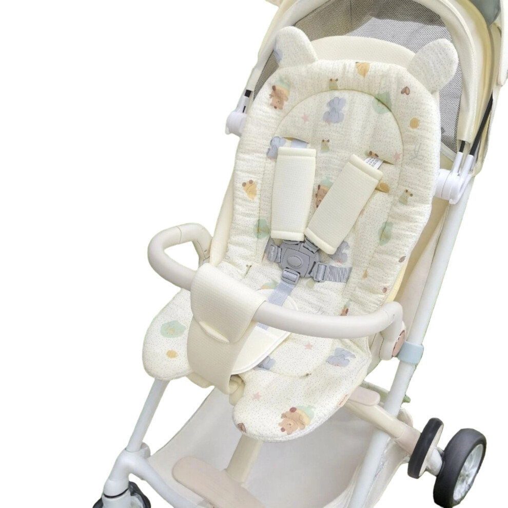 Breathable Cotton Strollers Pad Soft Sitting-baby elephant