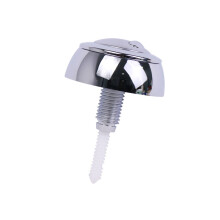 Water Saving Double Flush Button ABS-Electroplated silver