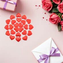 600St Rood Hart Decoratie Confetti Voor Romantische & Party