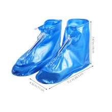 2Paires Couvre-Chaussures Adultes Bleu PVC Résistant