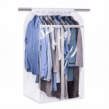 Genomskinlig hängande klädpåse – Non-Woven, stort fönster,