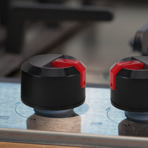 4Pièces Boutons Barbecue Noir Facile Compatible