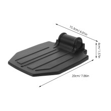 2Pièces Repose-Jambes Fauteuil Roulant Alu, Stabilité, Noir