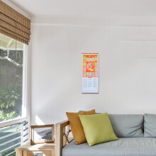 Feng Shui Hängender Wandschmuck Kalender 2027 Schaf Jahr