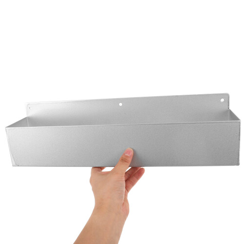 Wandmontierter Flaschenhalter Bar Regal Robust Silber