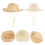 2Pièces Chapeaux Large Enfants Légers Été 7
