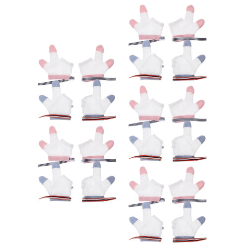 10Paires Protecteurs Doigts Bébé Multicolores Respirant 1